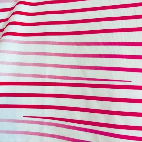 Nike Golf Polo Tour Performance Dri Fit Pink, Purple, and White- Size Medium - Picture 6 of 7